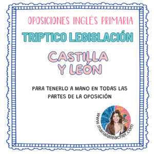 TRÍPTICO LEGISLACIÓN CASTILLA Y LEÓN