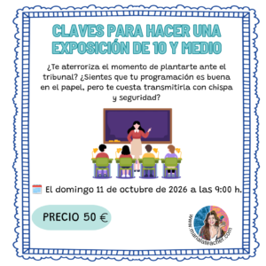 CLAVES PARA HACER UNA EXPOSICIÓN DE 10 Y MEDIO