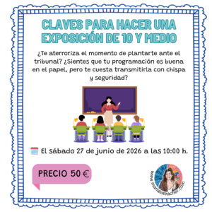 CLAVES PARA HACER UNA EXPOSICIÓN DE 10 Y MEDIO